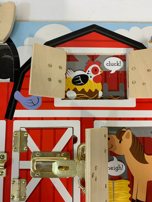 secondhand Melissa & Doug Latches Board