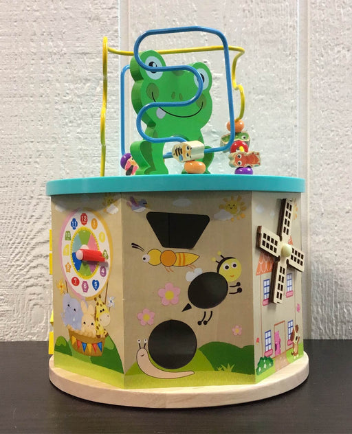 secondhand Wooden Activity Cube