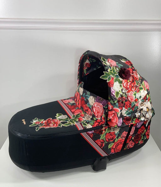 Shop Cybex PRIAM Lux Carry Cot, Spring Blossom Dark, 2021 at GoodBuy Gear