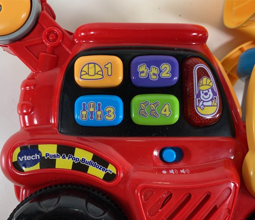 VTech Pop-A-Balls Push And Pop Bulldozer