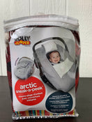 used Jolly Jumper Arctic Sneak-A-Peek Infant Car Seat Cover With Attached Blanket