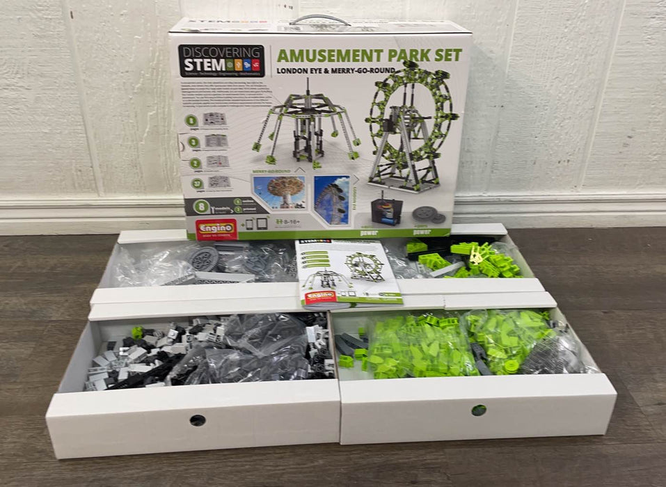 used Engino Stem Amusement Park Set