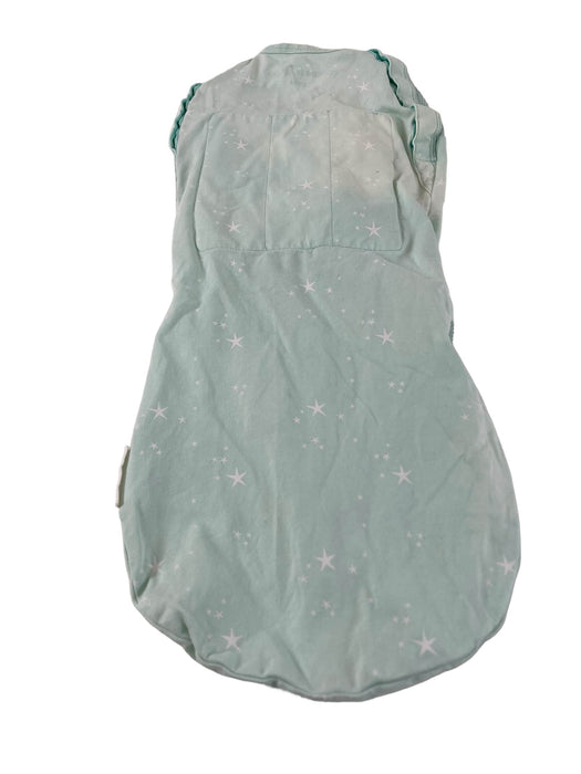 secondhand Happiest Baby Sleepea Swaddle, Teal Stars, Small