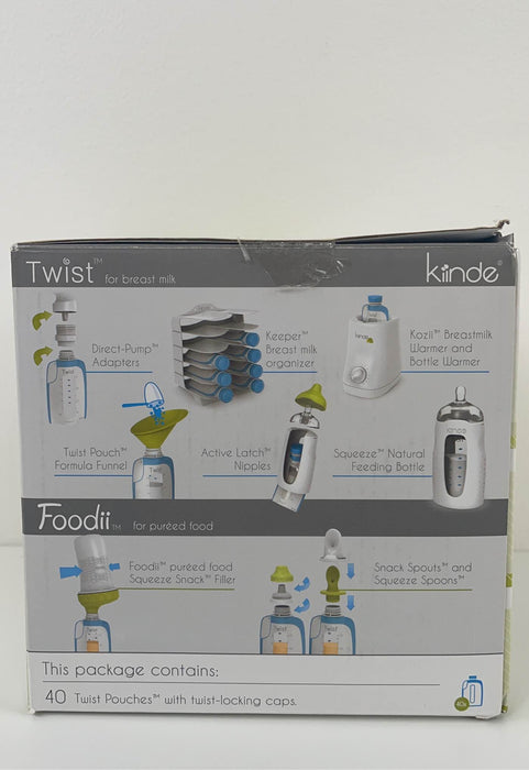 Shop Kiinde Twist Pouches, 6oz, 40 Pack at GoodBuy Gear