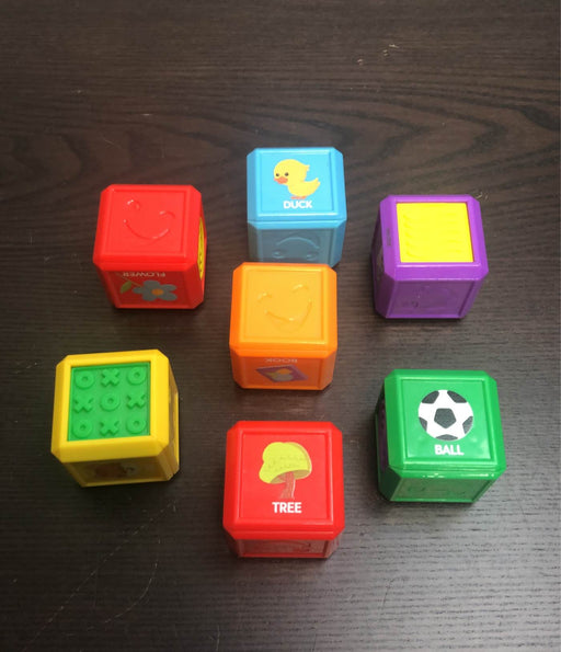 used Fisher Price Laugh & Learn First Words Shape Blocks