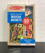 used Melissa & Doug Wooden Magnets- Vehicles