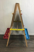 secondhand Melissa & Doug Deluxe Standing Wooden Art Easel