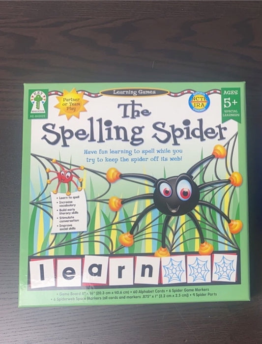 used Key Education The Spelling Spider