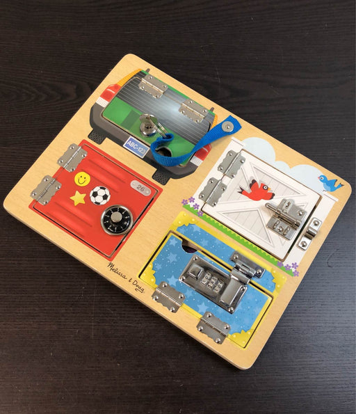 used Melissa & Doug Latches Board