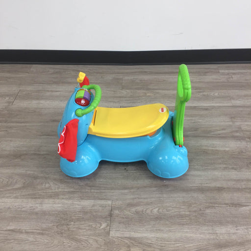 secondhand Fisher Price 3-in-1 Bounce, Stride, and Ride Elephant