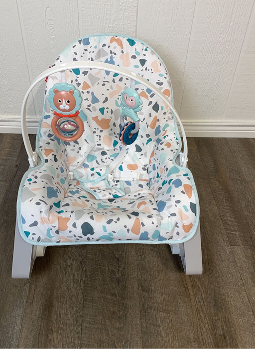 used Fisher Price Deluxe Infant To Toddler Rocker