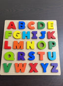 secondhand Shanghai Toys Wooden Alphabet Puzzle