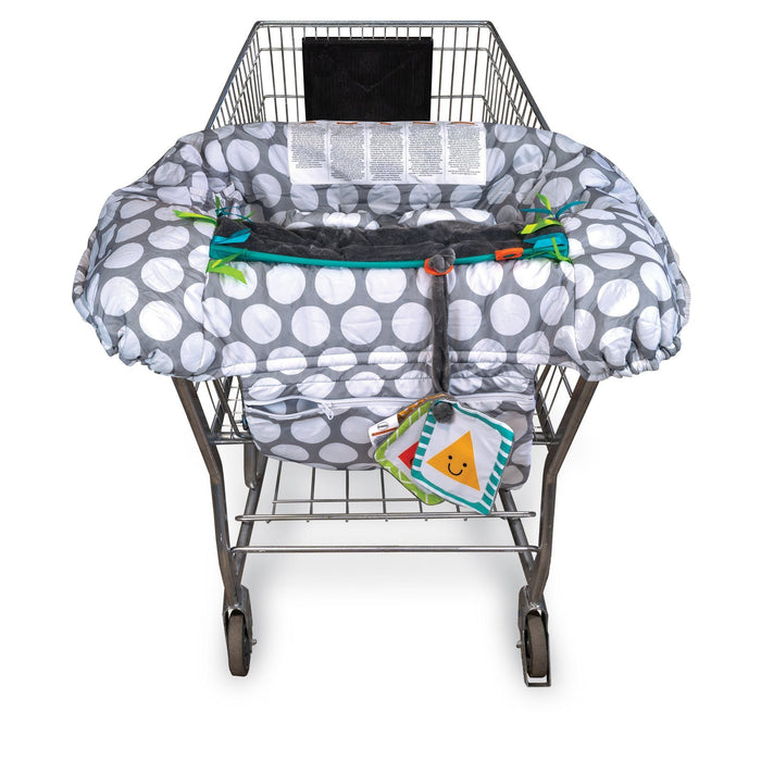 Shop Boppy Preferred Shopping Cart And High Chair Cover, Jumbo Dots at GoodBuy Gear