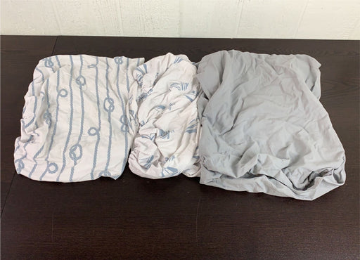 used BUNDLE Fitted Crib Sheets