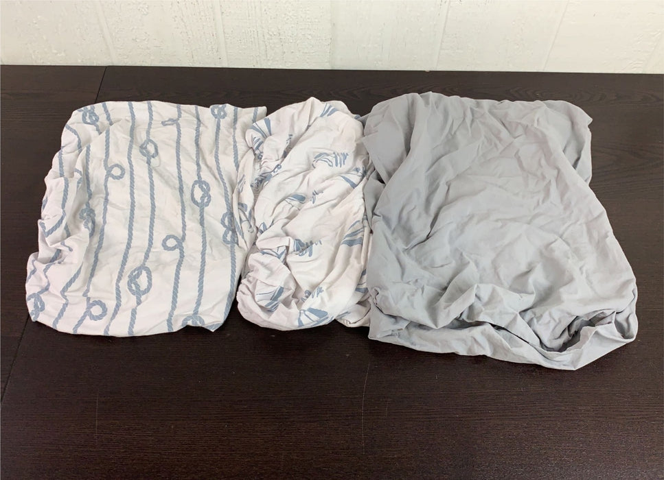 used BUNDLE Fitted Crib Sheets