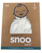 used Happiest Baby SNOO Sack, Large (18-25 lbs), Ivory