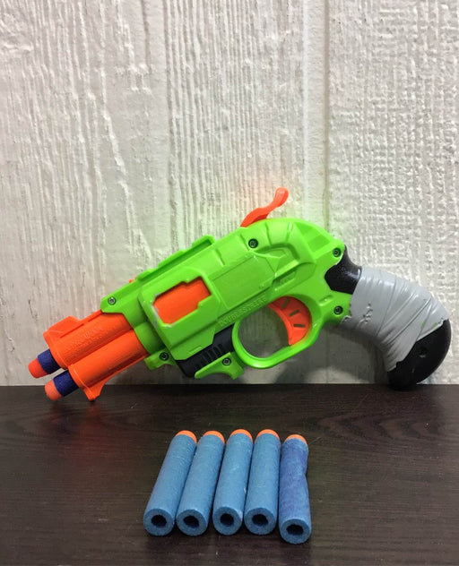 used Nerf Zombie Strike Doublestrike Blaster