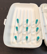 Shop OXO Tot On The Go Drying Rack With Bottle Brush, Teal at GoodBuy Gear