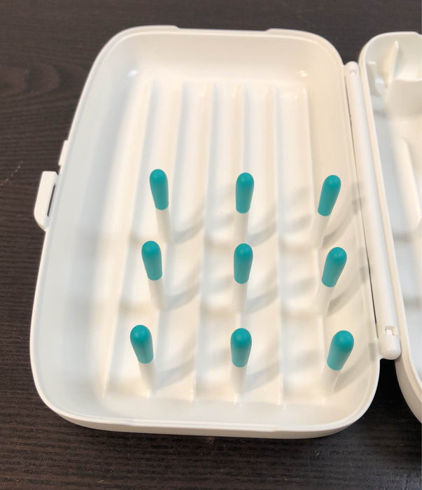 Shop OXO Tot On The Go Drying Rack With Bottle Brush, Teal at GoodBuy Gear