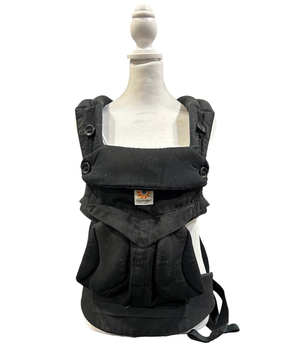 used Ergobaby Four Position 360 Baby Carrier, Pure Black