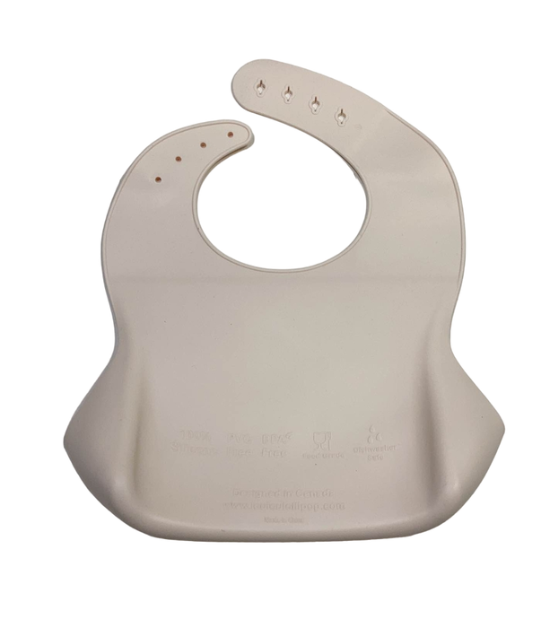 Shop LouLou Lollipop Silicone Bib, Coconut Milk at GoodBuy Gear