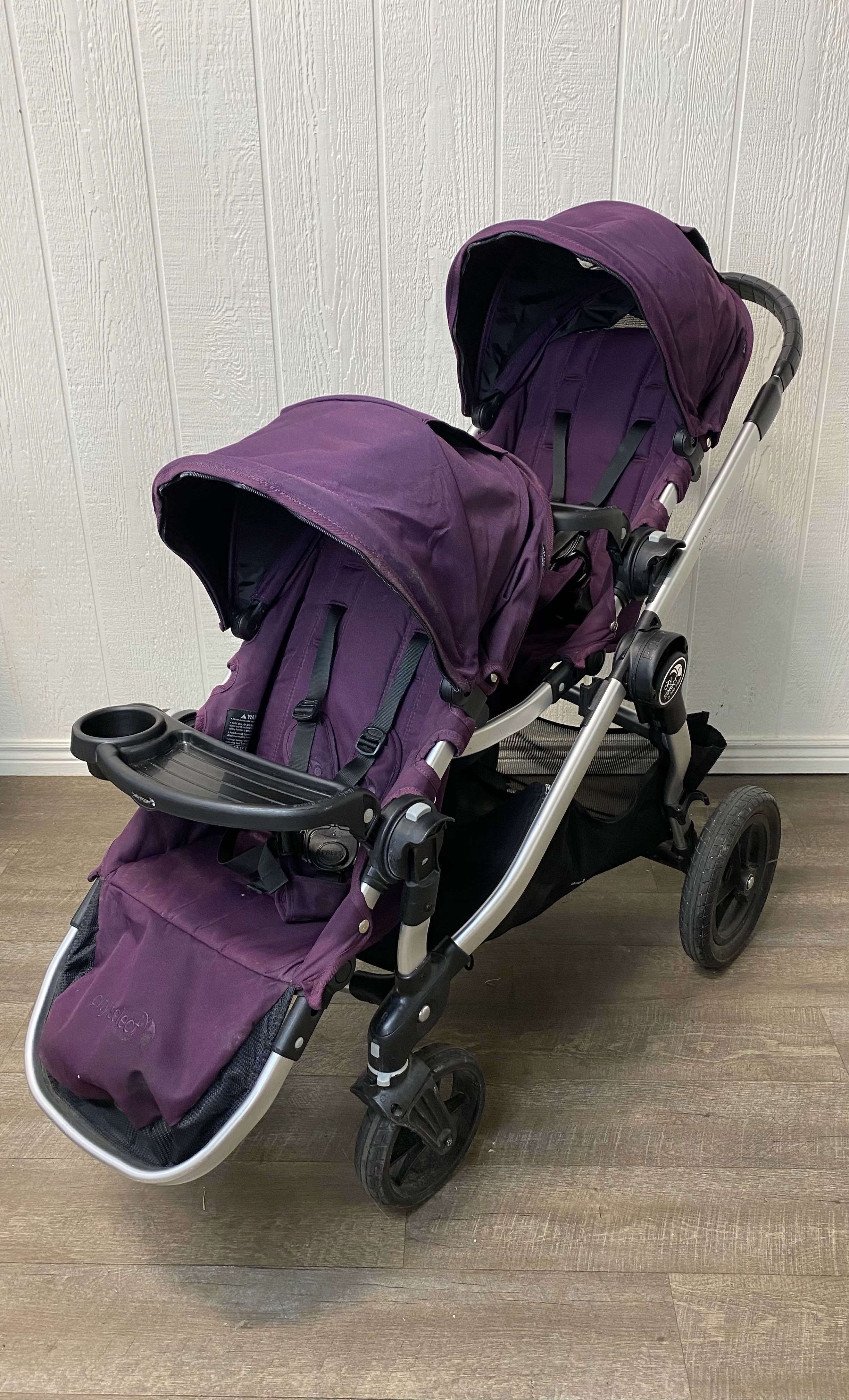hardware Hus bænk Baby Jogger City Select Double Stroller, Amethyst, 2016
