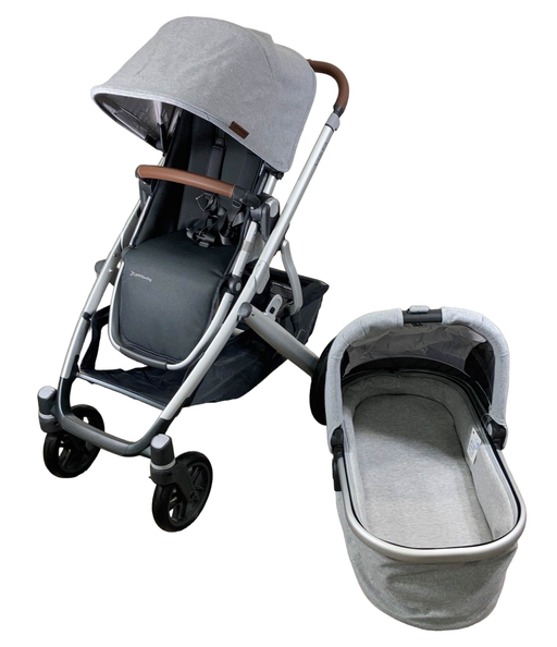 used UPPAbaby VISTA V2 Stroller, 2022, Stella (Grey Brushed Melange)