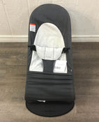 used BabyBjorn Bouncer Balance, Dark Grey/Grey, Black Frame