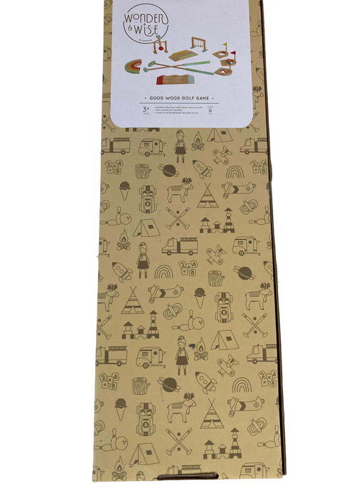 used Wonder and Wise Good Wood Golf Game