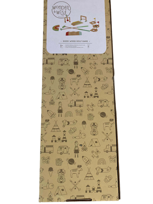 used Wonder and Wise Good Wood Golf Game