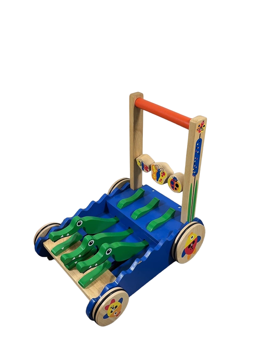 secondhand Melissa & Doug Chomp and Clack Alligator Push Toy