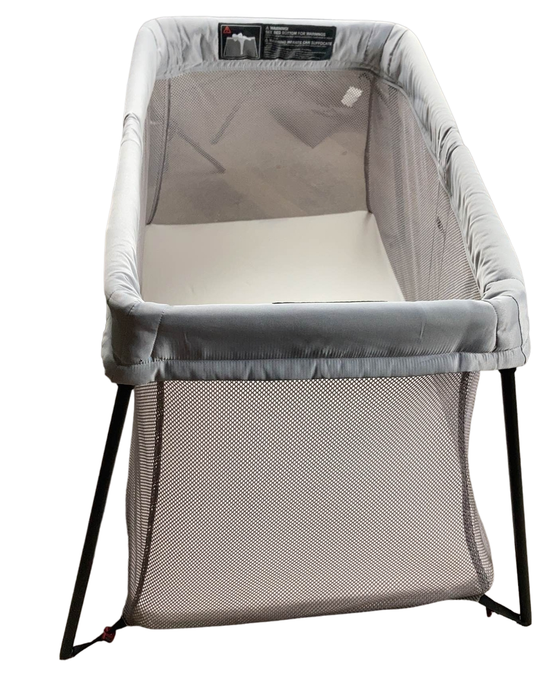 secondhand BabyBjorn Travel Crib Light, Silver