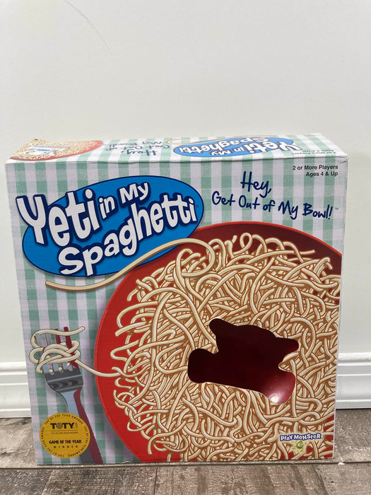 used PlayMonster Yeti In My Spaghetti Game