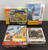 used BUNDLE Board Games And Jigsaw Puzzles