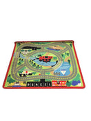 used Melissa & Doug Round The Town Road Rug & Car Set