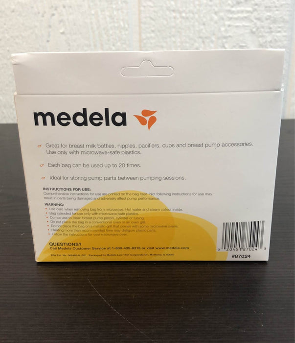 Shop Medela Quick Clean Micro Steam Bags, Box of 5, 2Pk at GoodBuy Gear