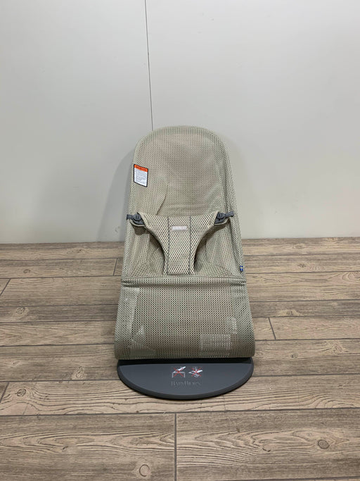 used BabyBjorn Bouncer Bliss, Greige Mesh