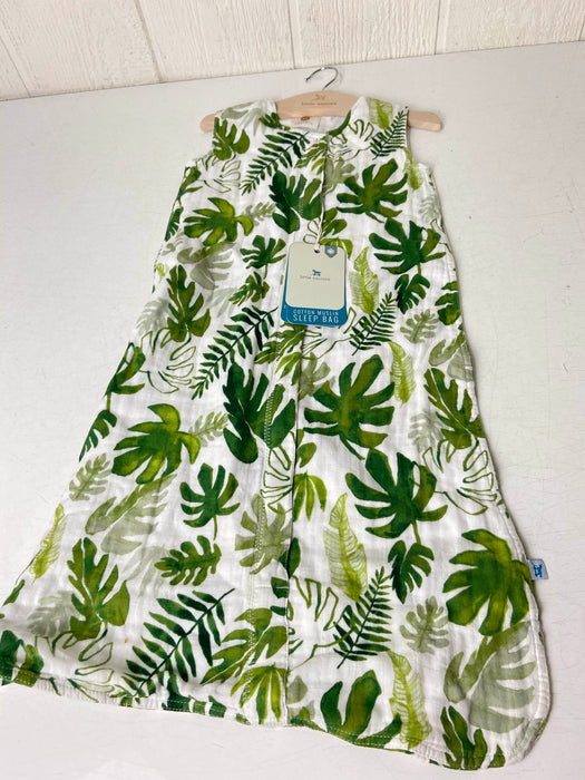 used Little Unicorn Cotton Muslin Swaddle, Tropical Leaf