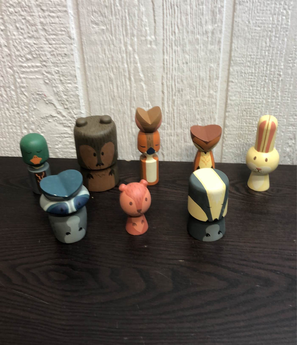 Crate Kids Wooden Forest Animal Toys
