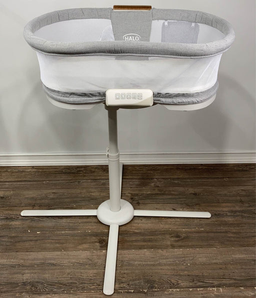 Shop Halo BassiNest Swivel Sleeper Luxe Series, Dove Grey Tweed at GoodBuy Gear