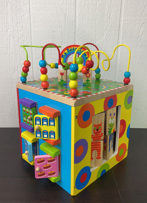 secondhand ALEX Toys Discover My Busy Town Wooden Activity Cube