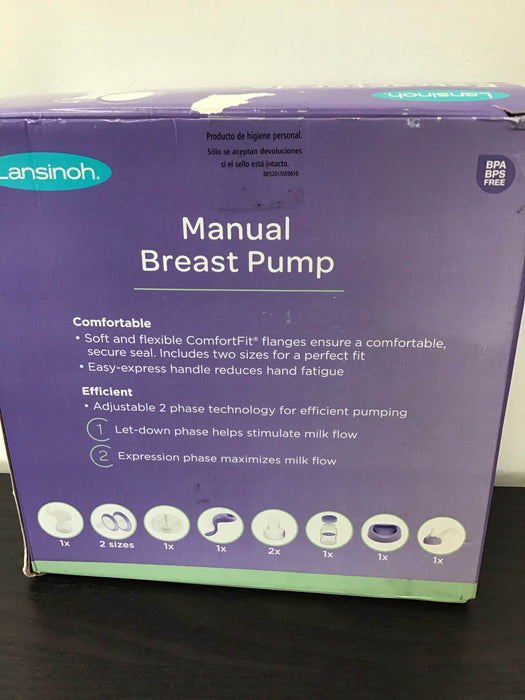 used Lansinoh Manual Breast Pump