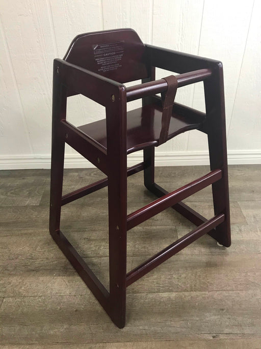 used Winco Wooden High Chair