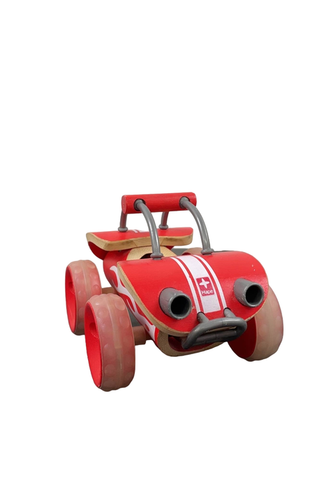 used Hape E-racer Monza Bamboo Kids ToyCar