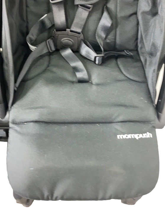 secondhand Mompush Lithe Double Stroller, 2022, Black