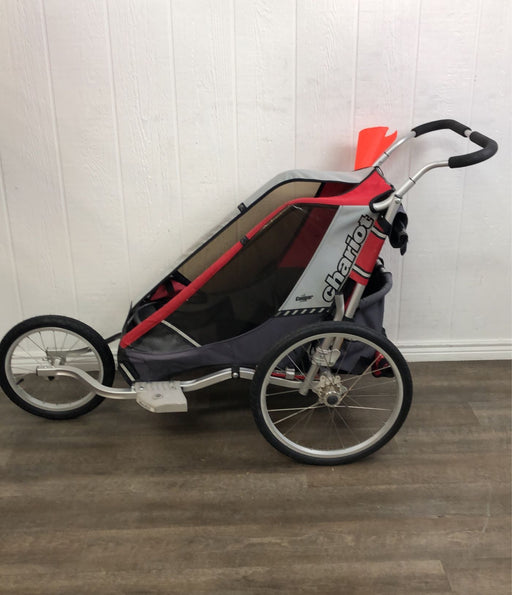 secondhand Thule Chariot Cougar 1 Bike Trailer With Jogging Kit, 2013