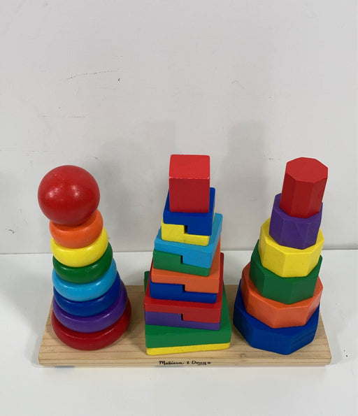 secondhand Melissa & Doug Geometric Stacker