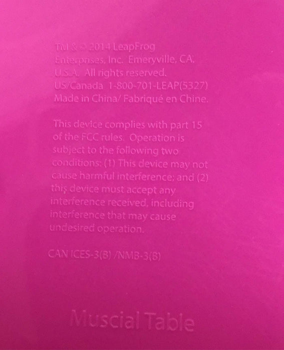 used Leap Frog Learn And Groove Musical Table