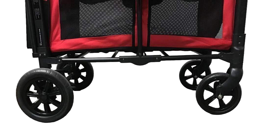 Wonderfold W2 Original Multifunctional Double Stroller Wagon, 2021, Red