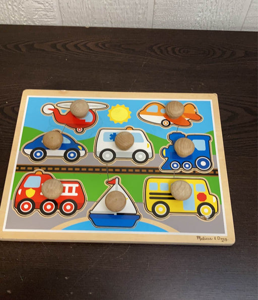 used Melissa & Doug Jumbo Knob Puzzle